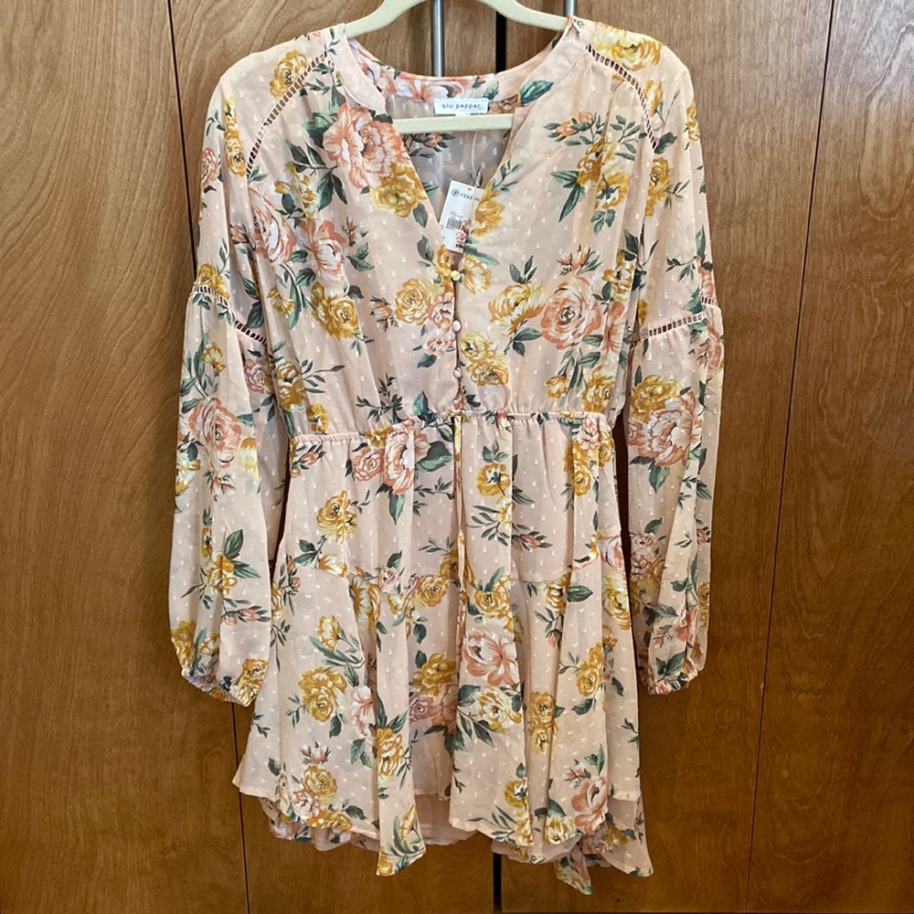 Floral dress, size L